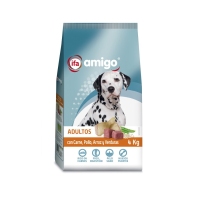 Alimento can adulto IFA AMIGO carne, polo, arroz, verdura 4 k
