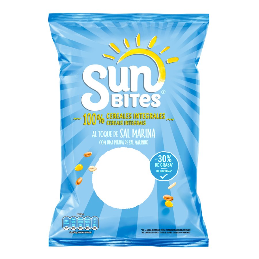 Imagen de Aperitivos multicereales SUNBITES sal marina 95 g