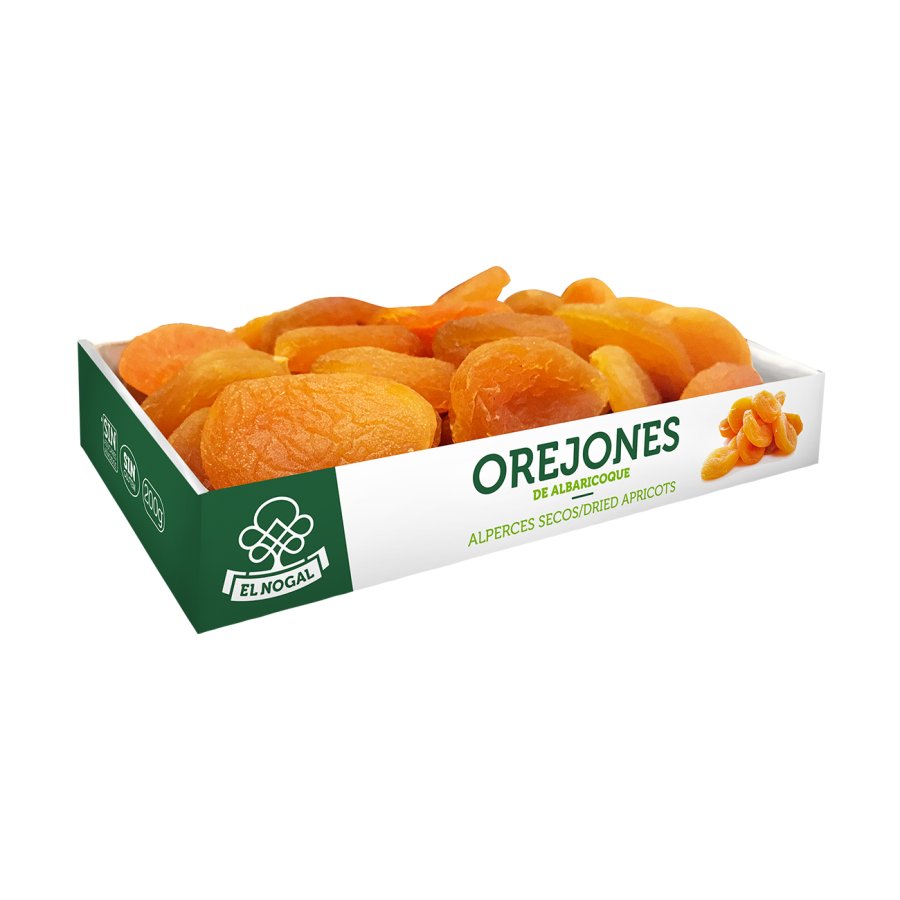 Orejones de albaricoque EL NOGAL estuche 200 g