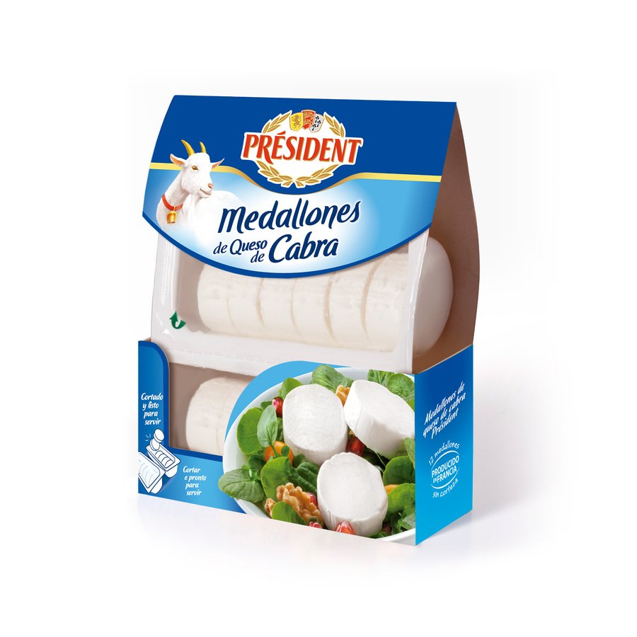 Medallones queso de cabra PRESIDENT 200 g