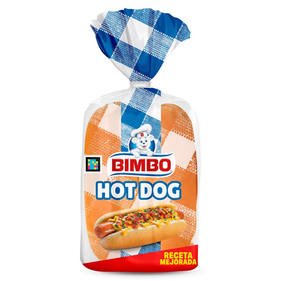 Pan Hot dog BIMBO 4 unidades 220 g