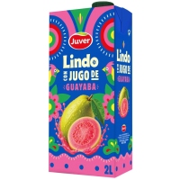 Bebida de zumo JUVER Lindo guayaba y pera brik 2 l
