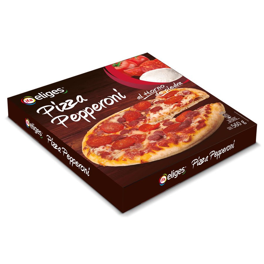 Imagen de Pizza congelada IFA ELIGES pepperoni 560 g