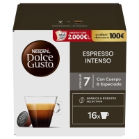 Café cápsulas Nescafé Dolce GUSTO Espresso Intenso 16 unidades 112 g