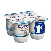 Yogur DANONE sabor coco 4x120 g
