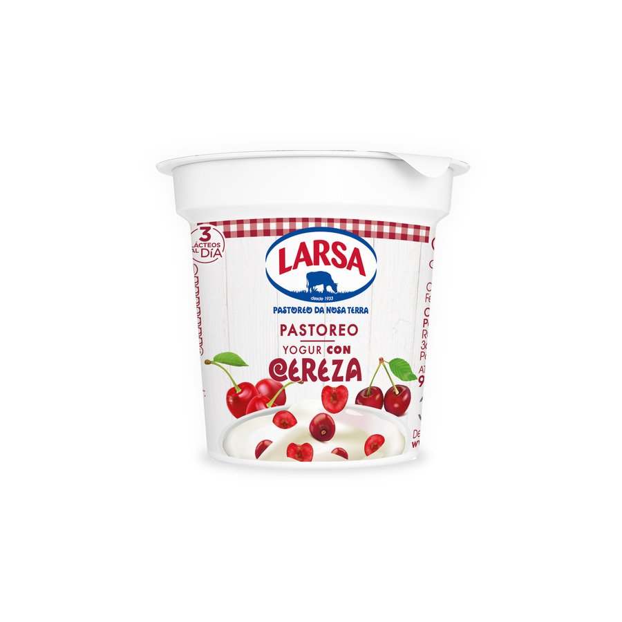 Yogur LARSA con cereza vaso 125 g