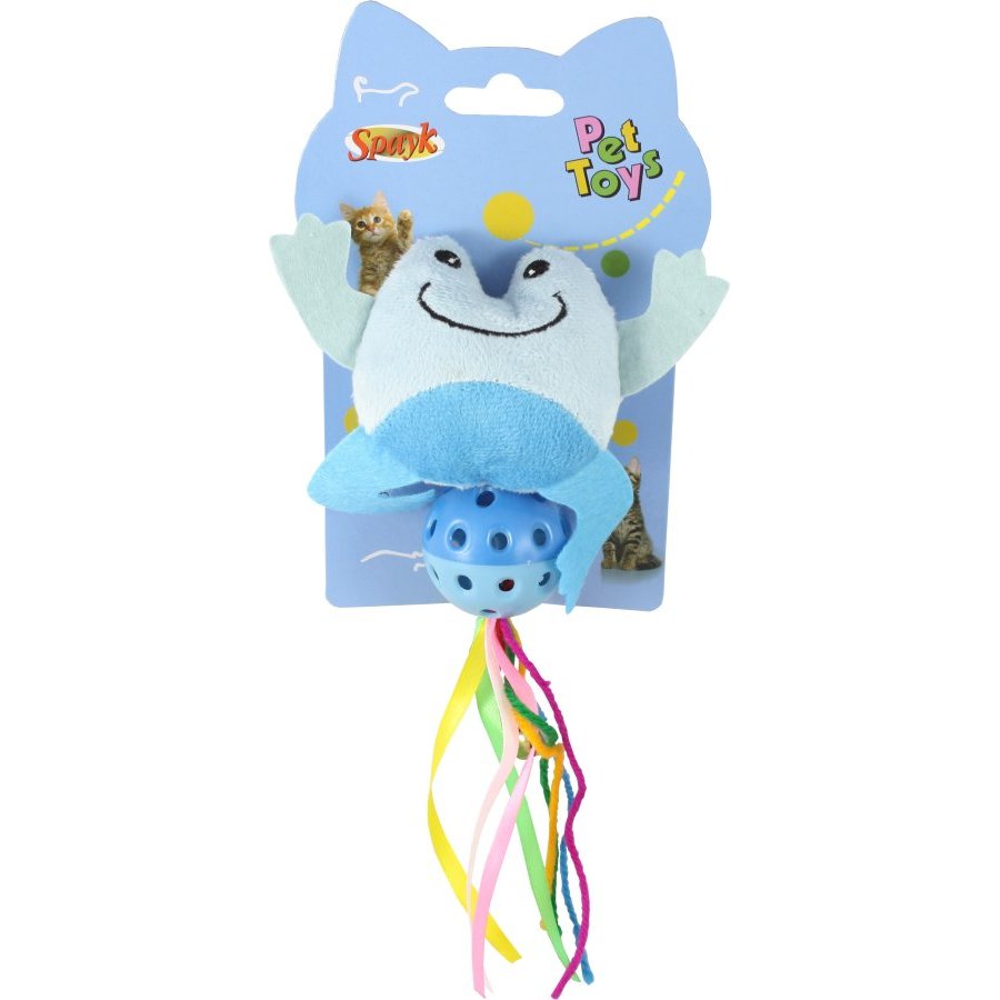 Juguete gato rana+ball catnip