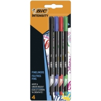Rotulador BIC intensity fun punta fina blister 4 unidades