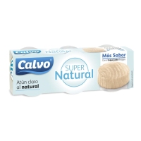 Atún claro supernatural CALVO pack 3x52 g pne.