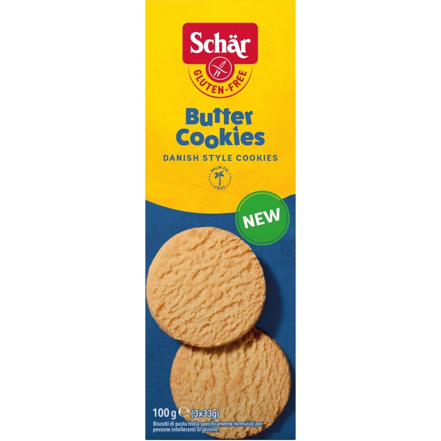 Galletas Butter cookies sin gluten SCHAR 100 g