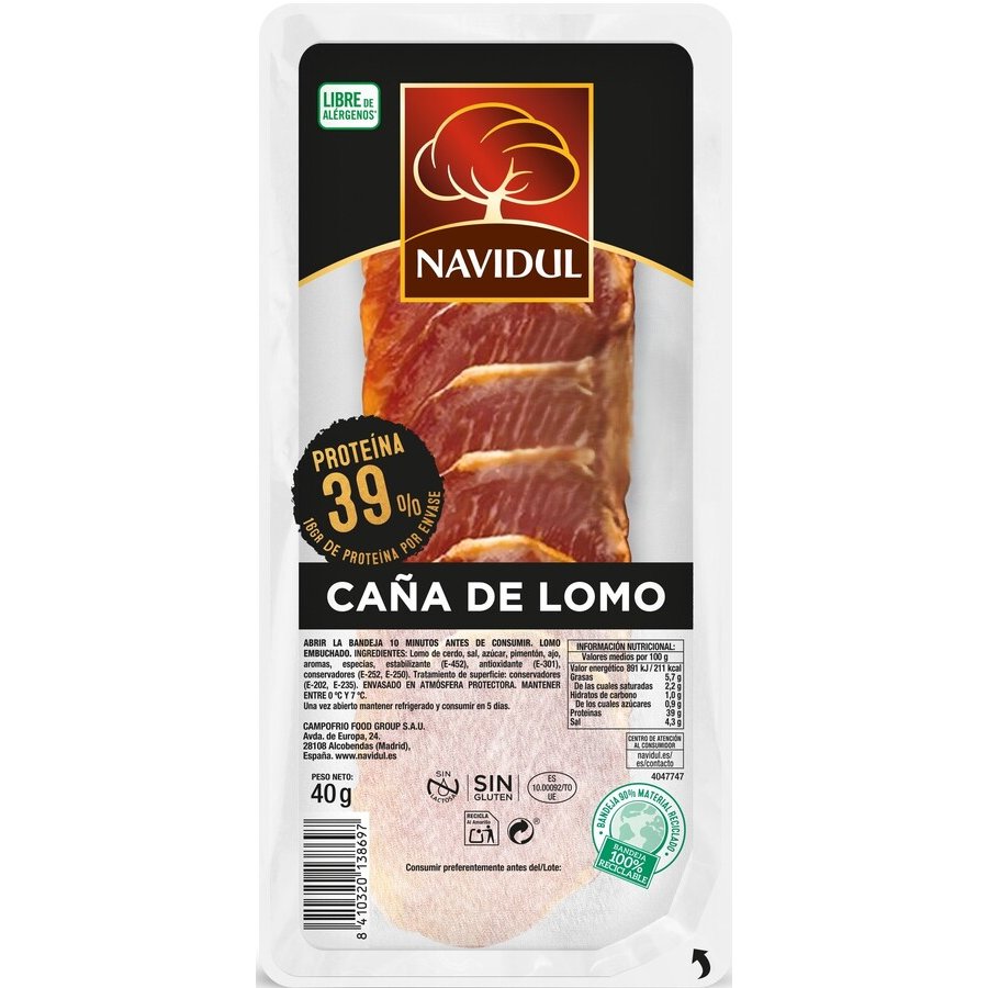 Caña de lomo NAVIDUL lonchas 40 g