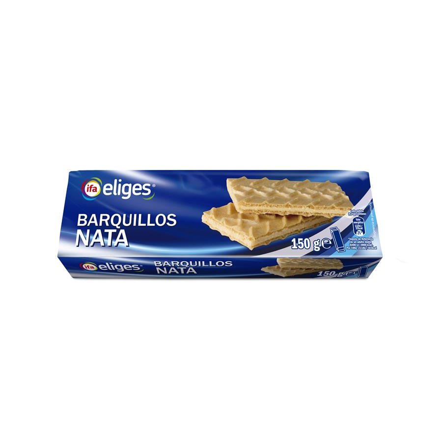 Barquillos IFA ELIGES nata paquete 150 g