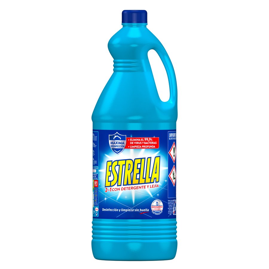 Lejía ESTRELLA azul botella 2,87 l