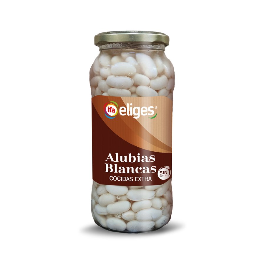 Alubias cocidas IFA ELIGES frasco 400 g pne.