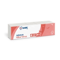 Pañuelos papel IFA SABE pocket aloe 4 capas 10x9 unidades