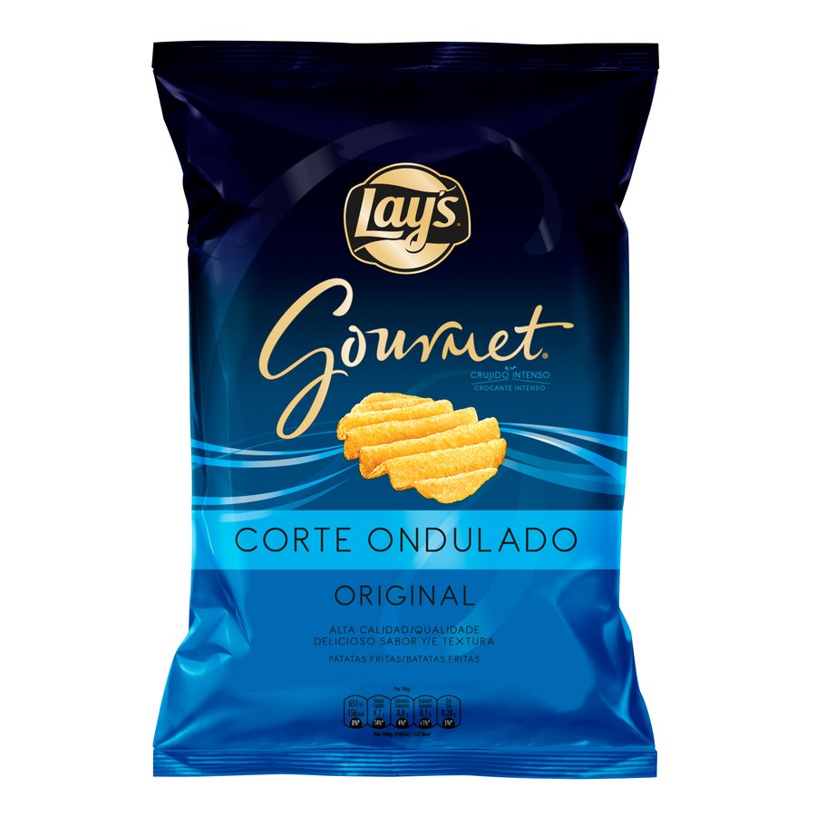 Patatas fritas LAY'S gourmet corte ondulado 150 g