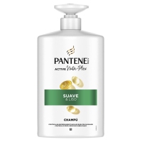 Champú PANTENE suave y liso dosificador 1 l