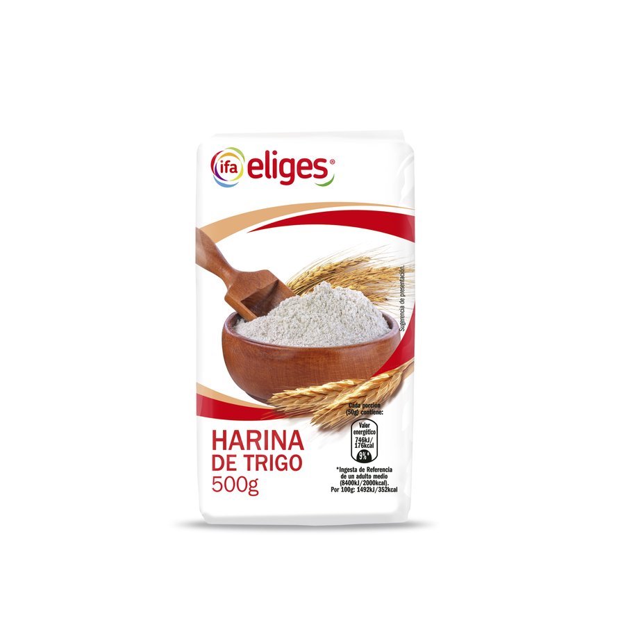 Harina de trigo IFA ELIGES paquete 500 g
