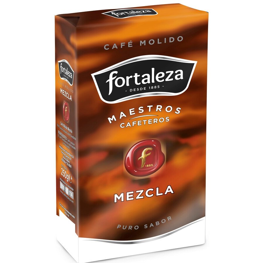 Café molido mezcla FORTALEZA paquete 250 g
