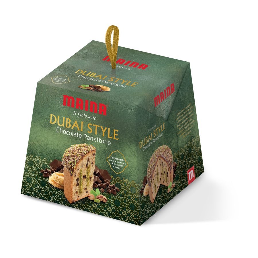 Imagen de Panettone chocolate MAINA Dubai Style 750 g