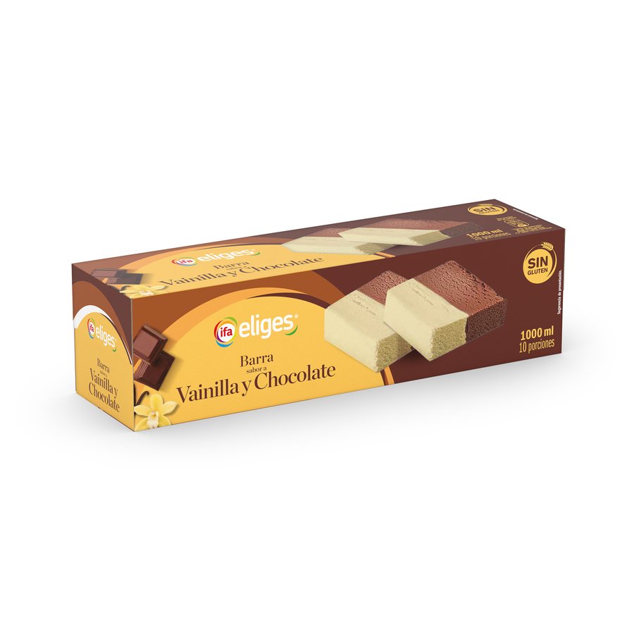 Helado barra IFA ELIGES vainilla chocolate 510 g