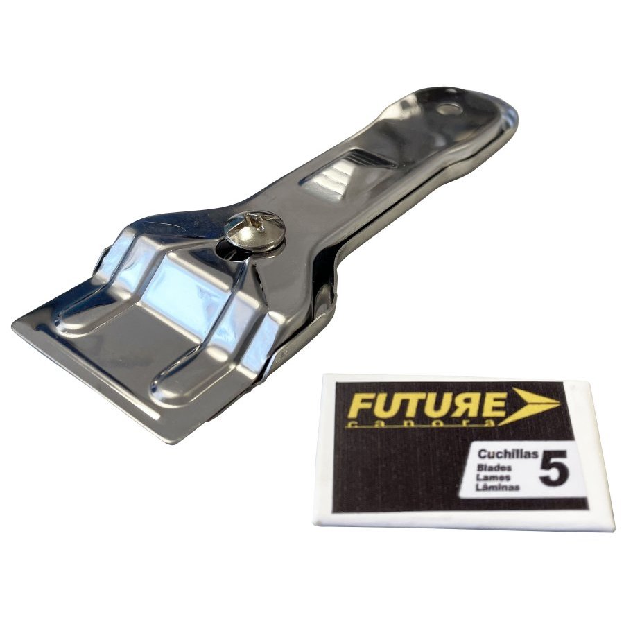 Rasqueta vitrocerámica + 5 cuchillas