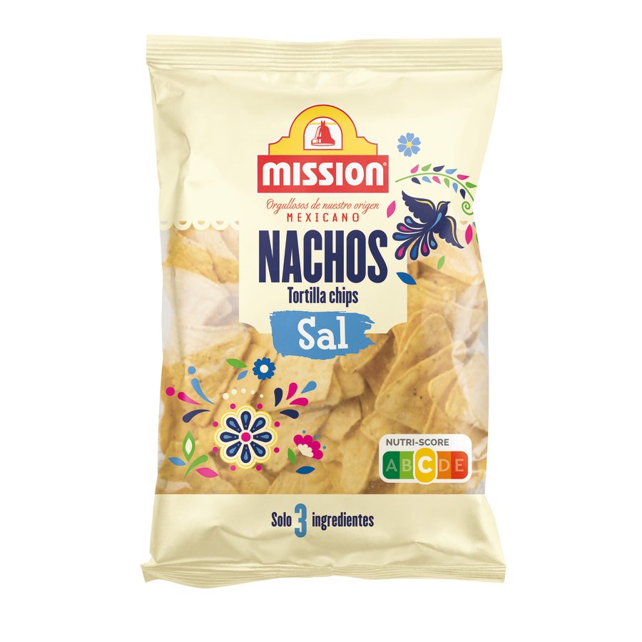 Nachos maíz MISSION con sal 200 g