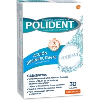 Limpador próteses dentais POLIDENT 30 tabletas