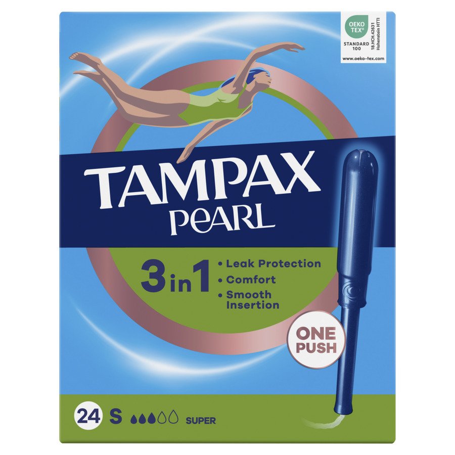 Tampones TAMPAX Pearl super 24 unidades