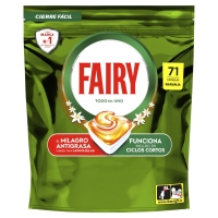 Lavavaixelas máquina pastilla FAIRY laranxa 71 unidades
