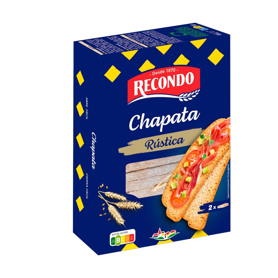 Pan chapata RECONDO estuche 180 g