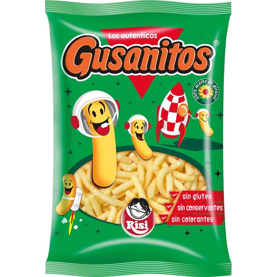 Aperitivos Gusanitos RISI bolsa 85 g