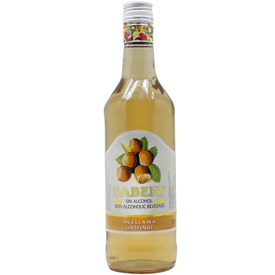 Bebida refrescante sin alcohol SABERY avellana 75 cl