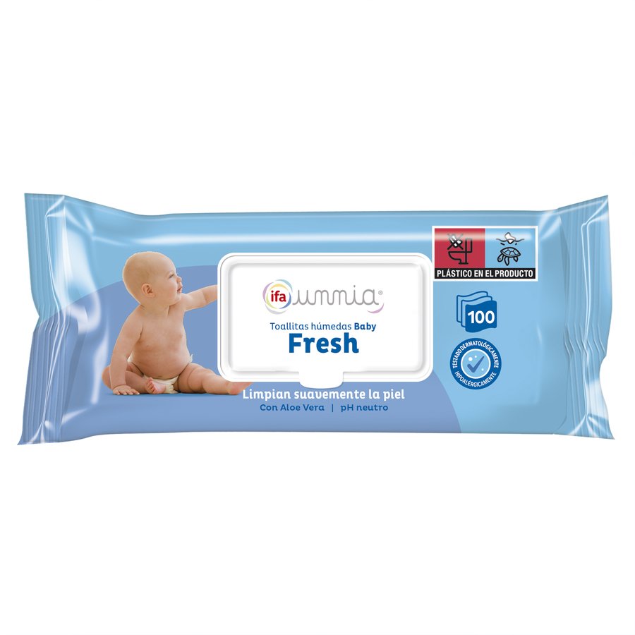 Toallitas húmedas baby IFA UNNIA 100 unidades
