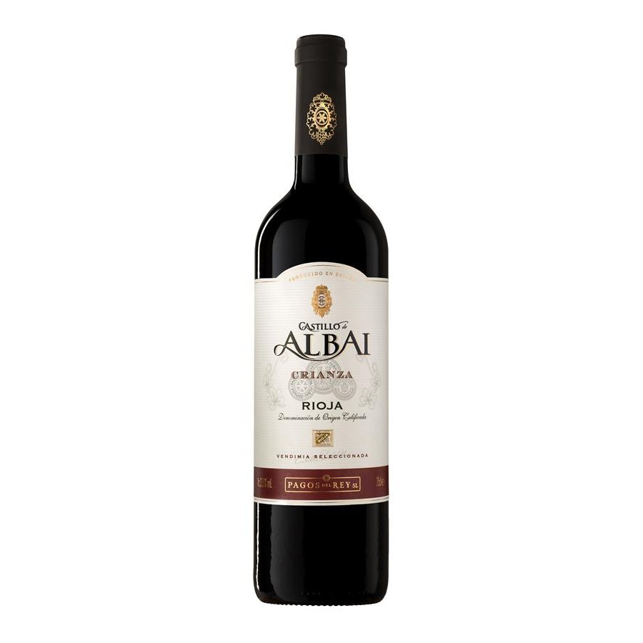 Vino tinto D.O.Ca.Rioja CASTILLO DE ALBAI Crianza botella 75 cl