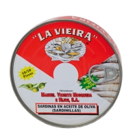 Sardinillas en aceite de oliva LA VIEIRA 40/50 265 g pn.