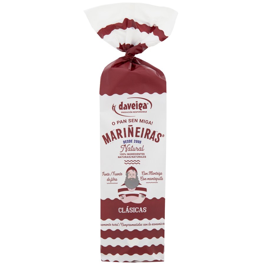 Galletas MARIÑEIRAS DAVEIGA Clásicas paquete 200 g