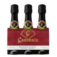 Cava mini CODORNIU benjamines pack 3x20 cl