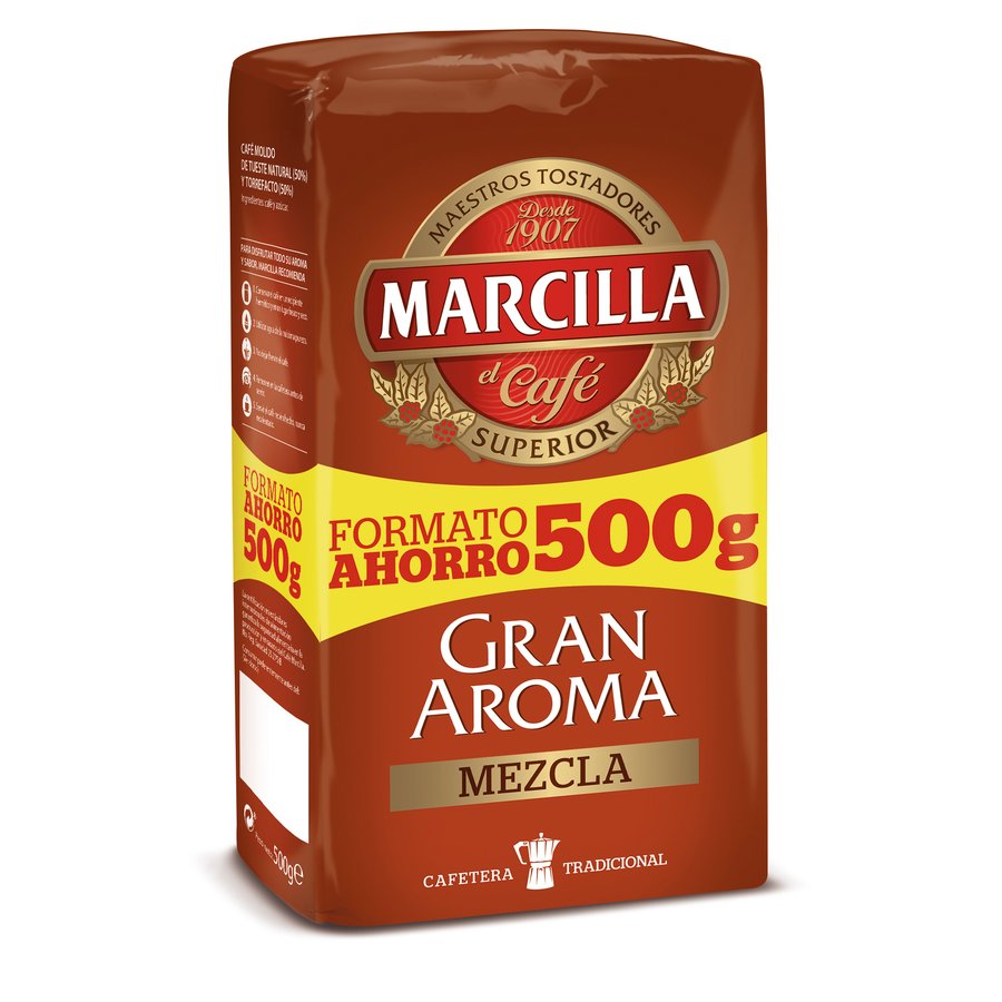 Café molido mezcla MARCILLA paquete 500 g