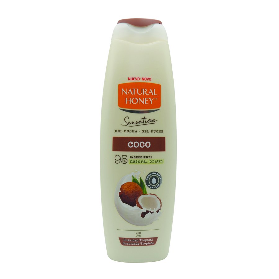 Gel de ducha NATURAL HONEY coco 650 ml