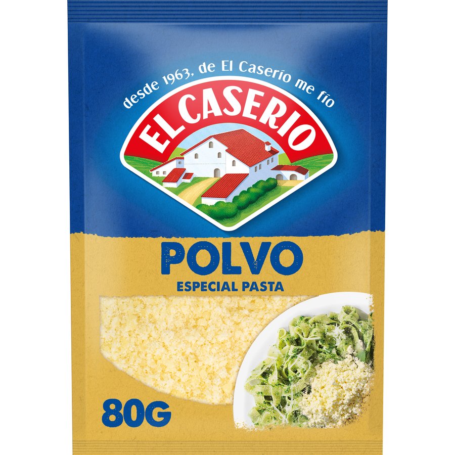 Queso rallado en polvo EL CASERIO Especial Pasta bolsa 80 g