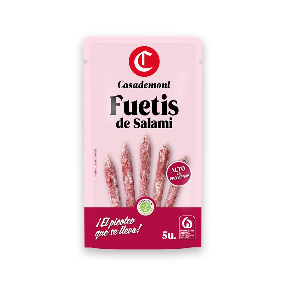 Snacks de salami Fuetis CASADEMONT 50 g