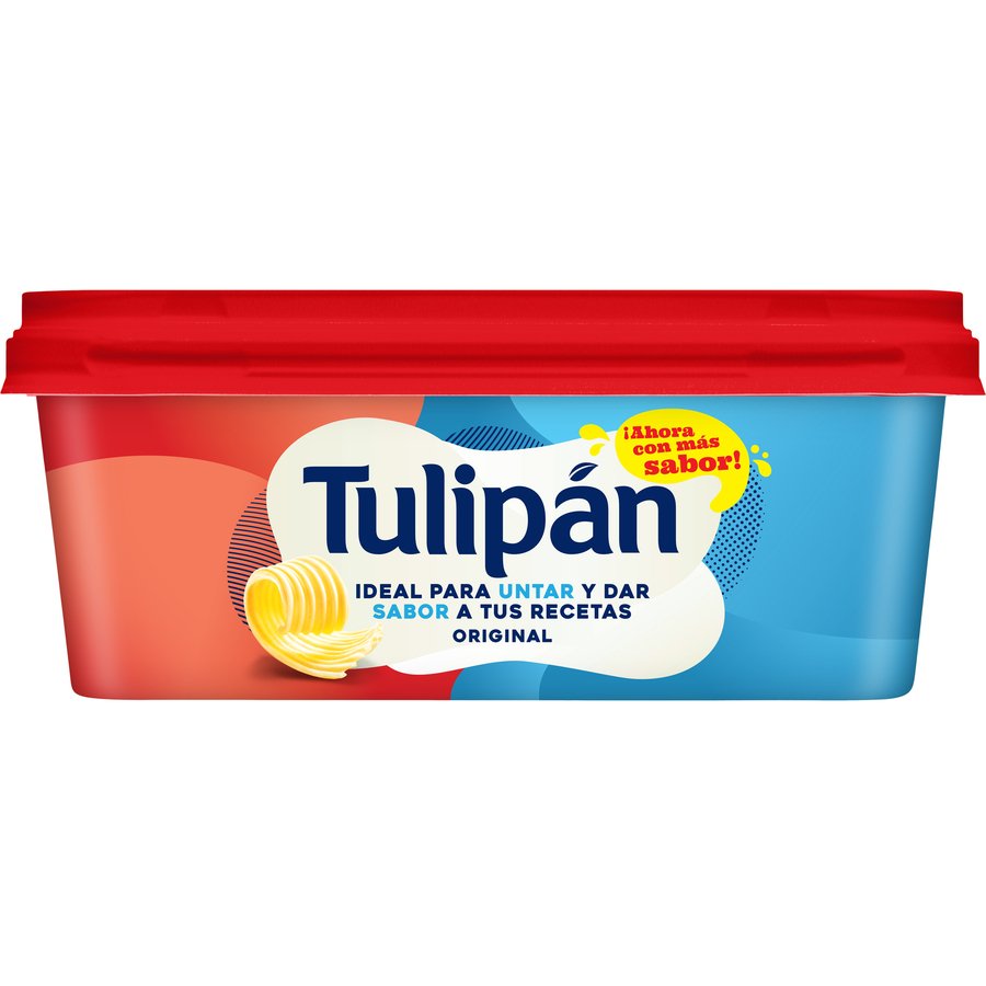 Margarina TULIPAN sin aceite de palma tarrina 225 g