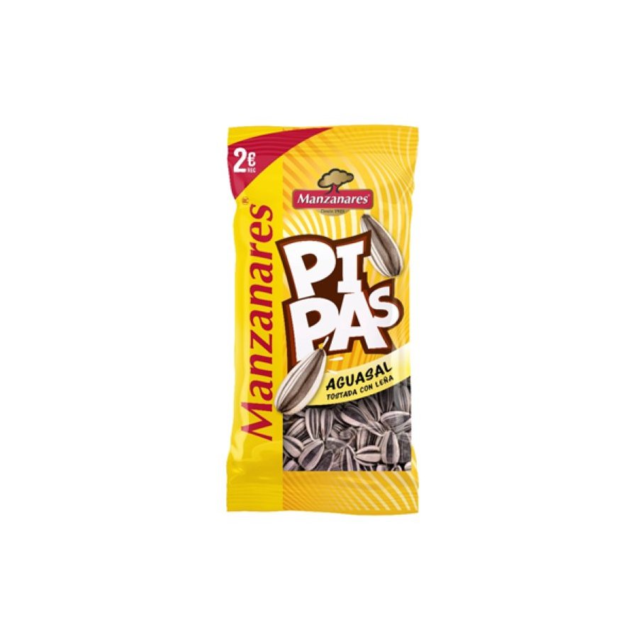 Pipas tostadas aguasal MANZANARES bolsa 230g