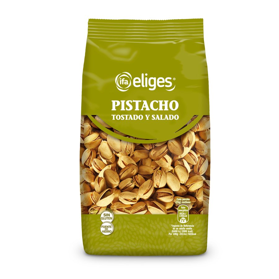 Pistacho tostado con sal IFA ELIGES bolsa 300g