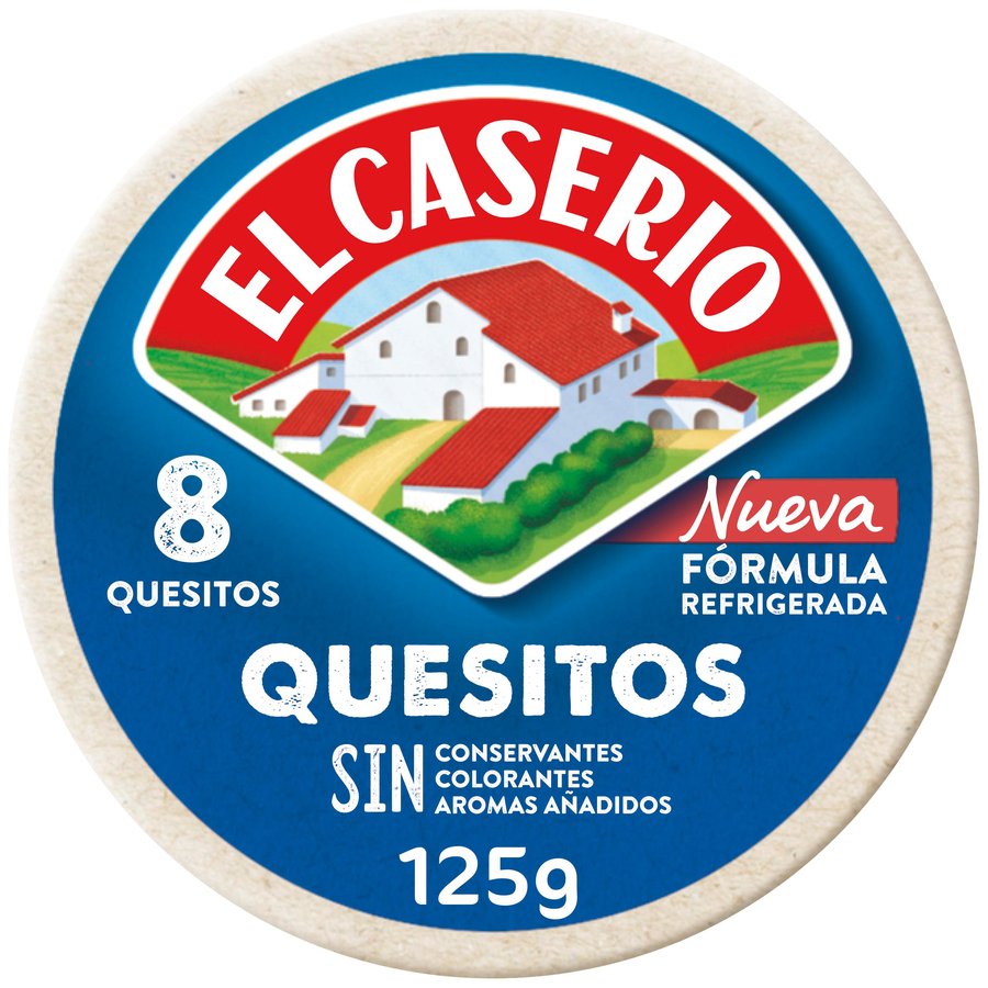 Queso EL CASERIO 8 porciones 125 g
