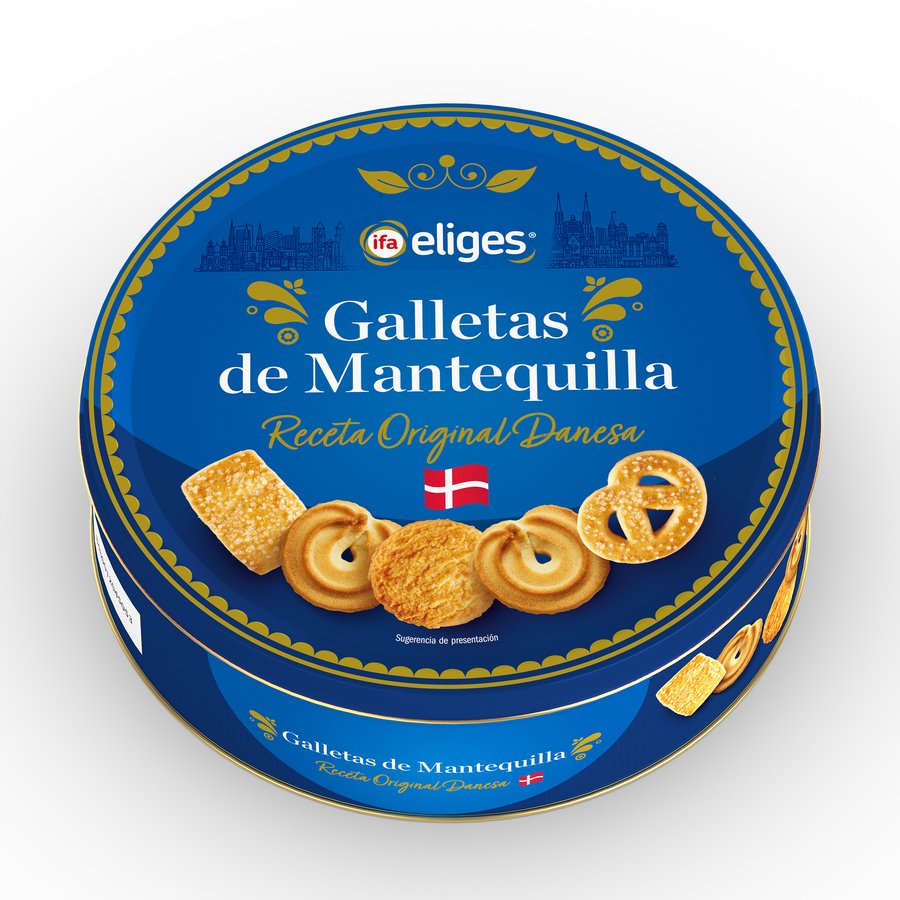 Galletas de mantequilla IFA ELIGES lata 340 g