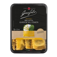 Ravioli refrixerado GAROFALO ricotta espinacas limón 230 g