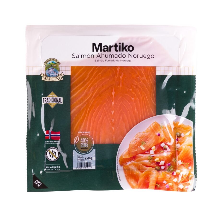 Salmón ahumado noruego MARTIKO 250 g
