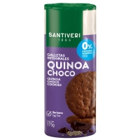 Galletas SANTIVERI Digestive chocolate quinoa sin azucar añadido 175 g